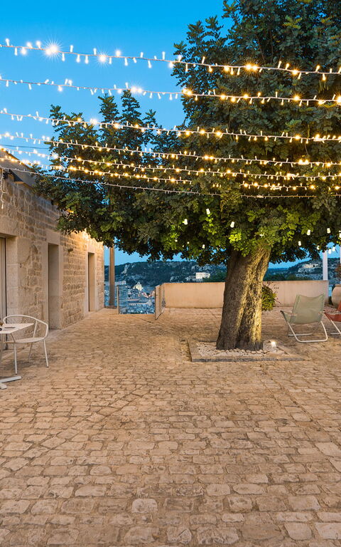 Villa Luna: Balkong / terrasse / uteplass, Eksteriør, Utendørs