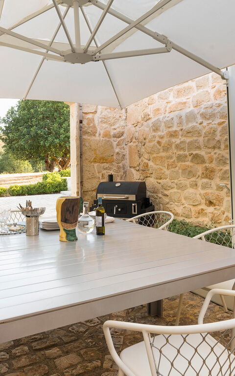 Villa Luna: Balkong / terrasse / uteplass, Eksteriør, Utendørs