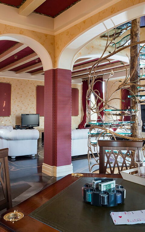 Villa Drago Spa: Lunsjrom, Stue