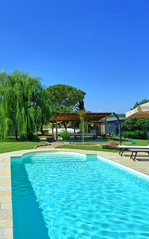 Casa Violina: basseng, Hage