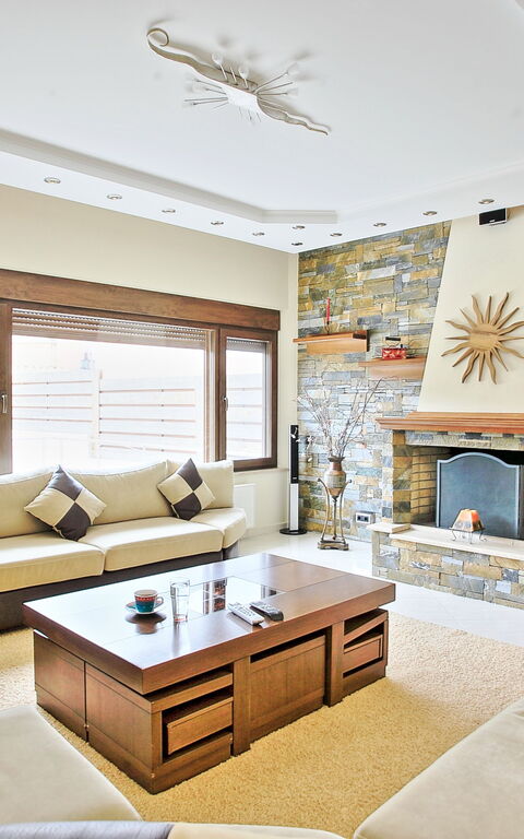 Acharavi Beach Villa: Stue