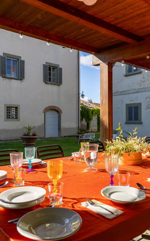 Villa Cangeli: Balkong / terrasse / uteplass, Eksteriør, Hage, Utendørs