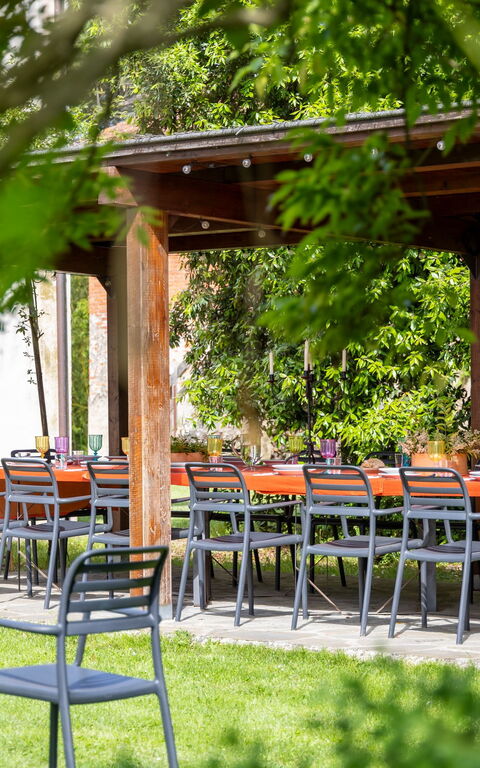 Villa Cangeli: Balkong / terrasse / uteplass, Hage, Utendørs