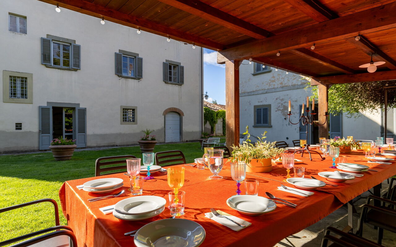 Villa Cangeli: Balkong / terrasse / uteplass, Eksteriør, Hage, Utendørs
