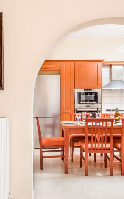 Villa Giador: Kjøkken, Lunsjrom