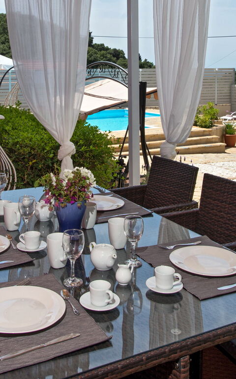 Villa Giador: Balkong / terrasse / uteplass, Utendørs