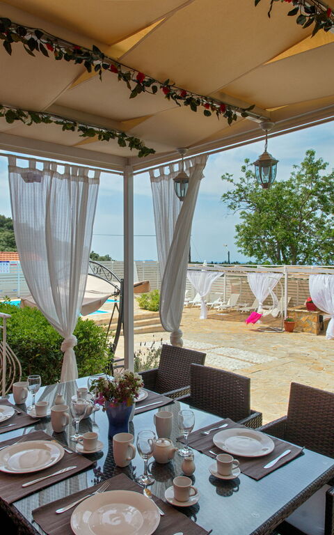 Villa Giador: Balkong / terrasse / uteplass, Utendørs