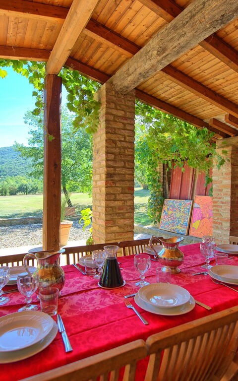 Villa Edo: Lunsjrom, Utendørs