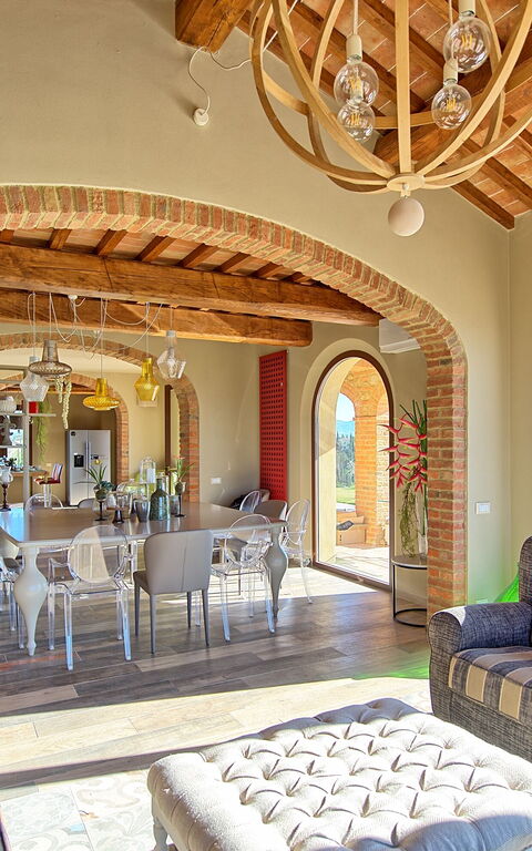 Villa Massimiliano: Lunsjrom, Stue