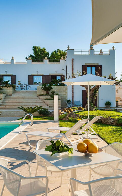 Villa Pigna Bianca: basseng, Hage, Utendørs