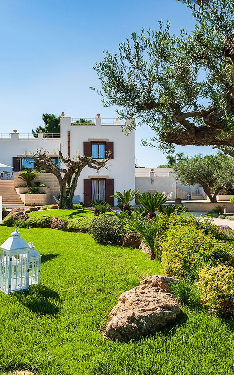 Villa Pigna Bianca: Hage, Utendørs