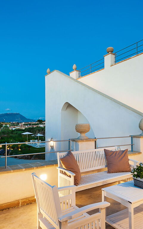 Villa Pigna Bianca: Balkong / terrasse / uteplass, Utendørs