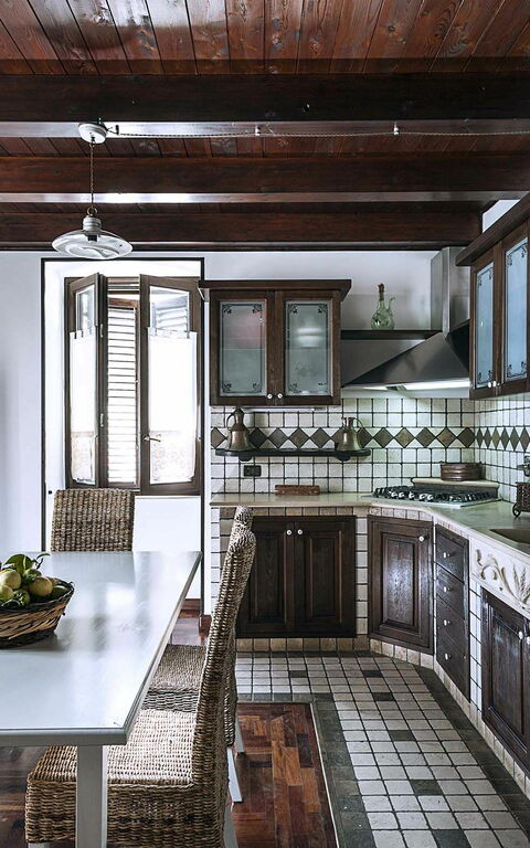 Villa Carolina: Kjøkken, Lunsjrom