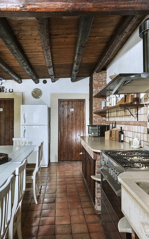 Villa Carolina: Kjøkken, Lunsjrom