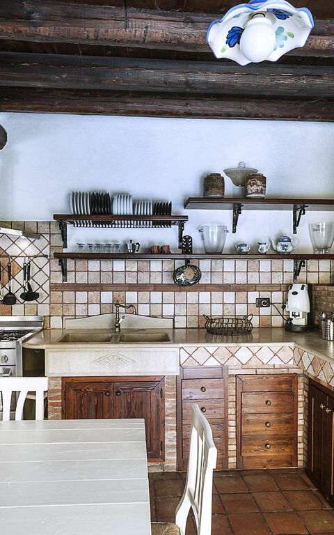 Villa Carolina: Kjøkken, Lunsjrom