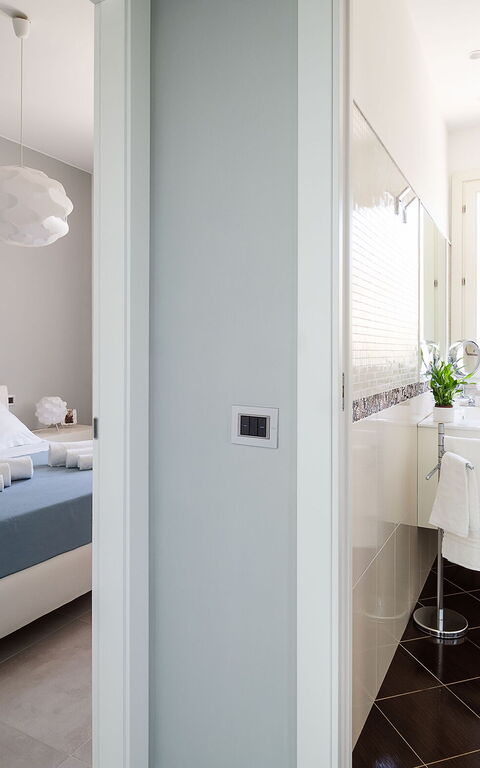 Villa Bellini: Baderom, soverom