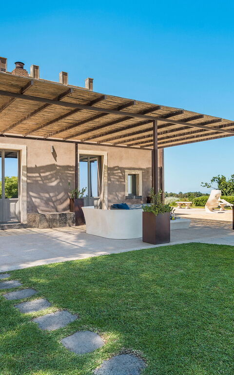 Villa Torre Etnea: Eksteriør, Hage, Utendørs