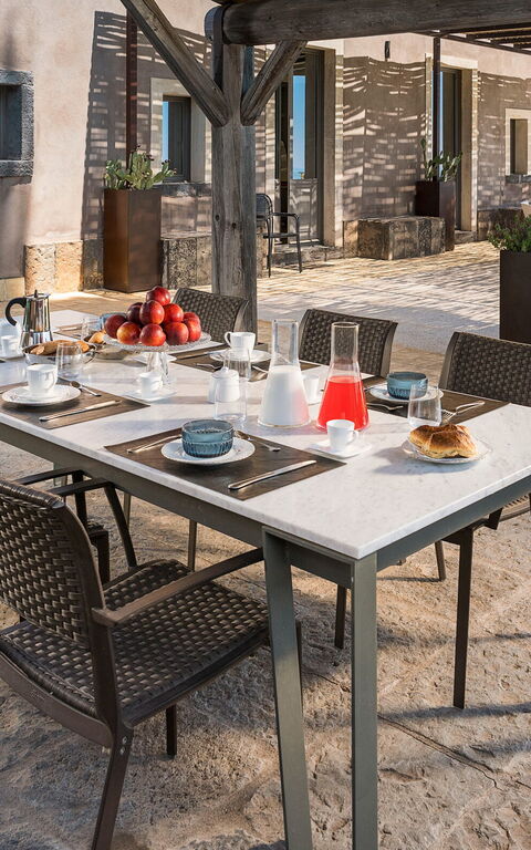 Villa Torre Etnea: Balkong / terrasse / uteplass, Eksteriør, Utendørs