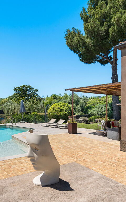 Villa Torre Etnea: basseng, Eksteriør, Utendørs