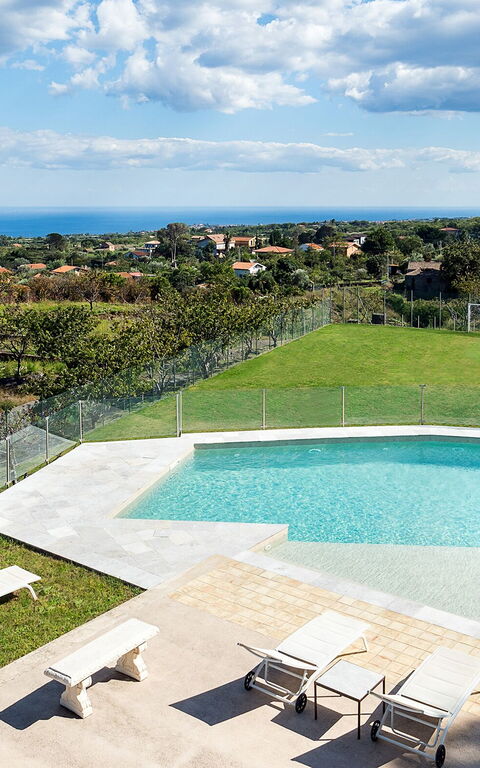 Villa Torre Etnea: basseng