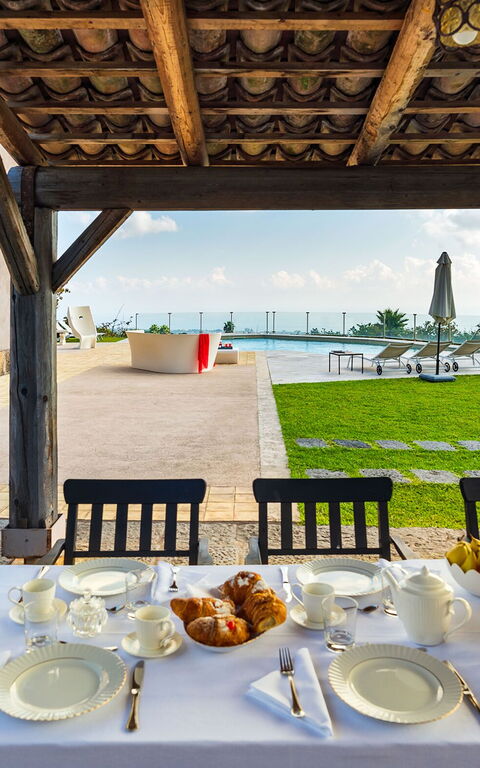 Villa Torre Etnea: Balkong / terrasse / uteplass, Hage, Utendørs