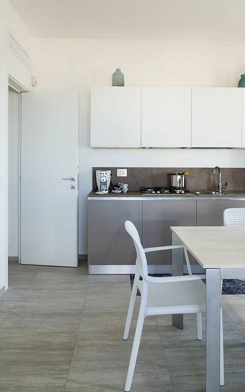 Villa San Lorenzo Rosmarino: Kjøkken, Lunsjrom