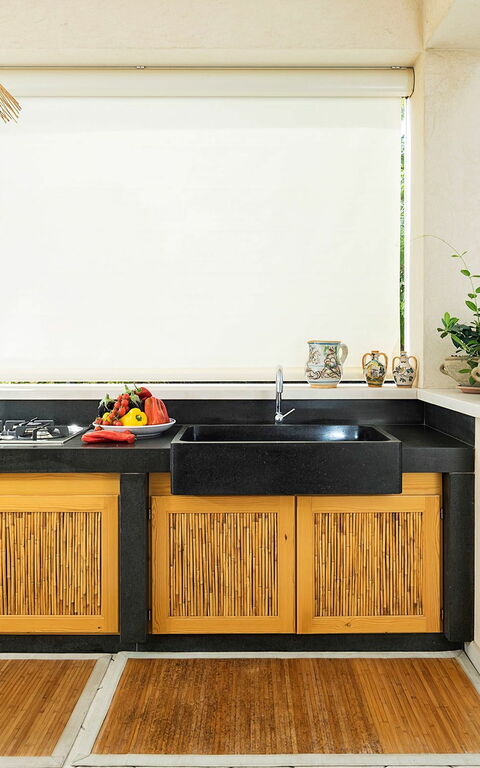 Villa La Plage: Kjøkken