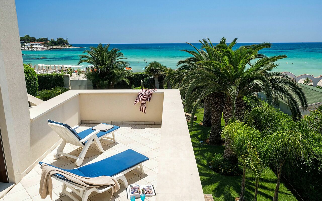Villa La Plage: Balkong / terrasse / uteplass