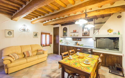 Feriebolig Argento: Kjøkken, Lunsjrom, Stue