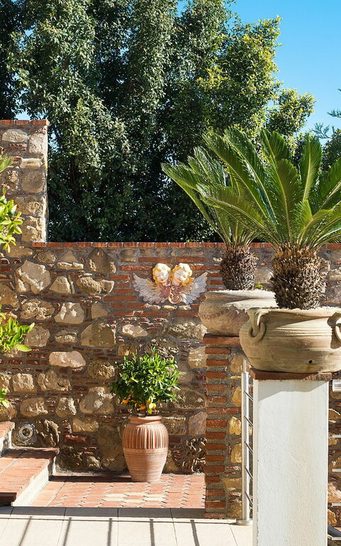 Villa Luce: Hage, Utendørs