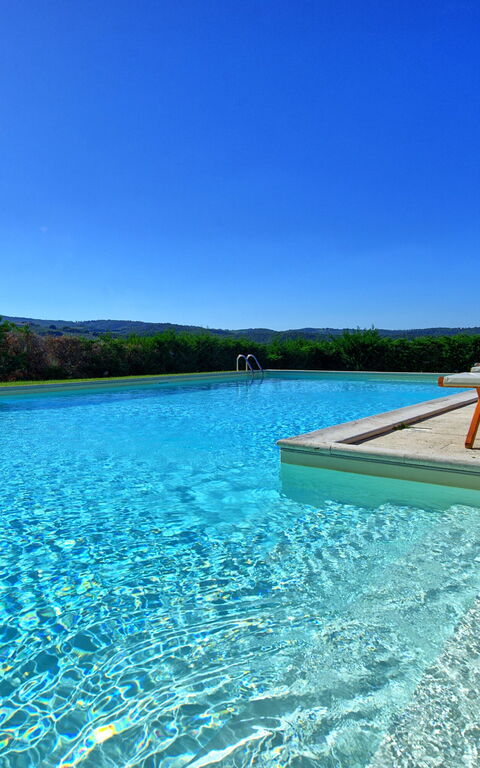 Villa Il Caggio: basseng, Eksteriør