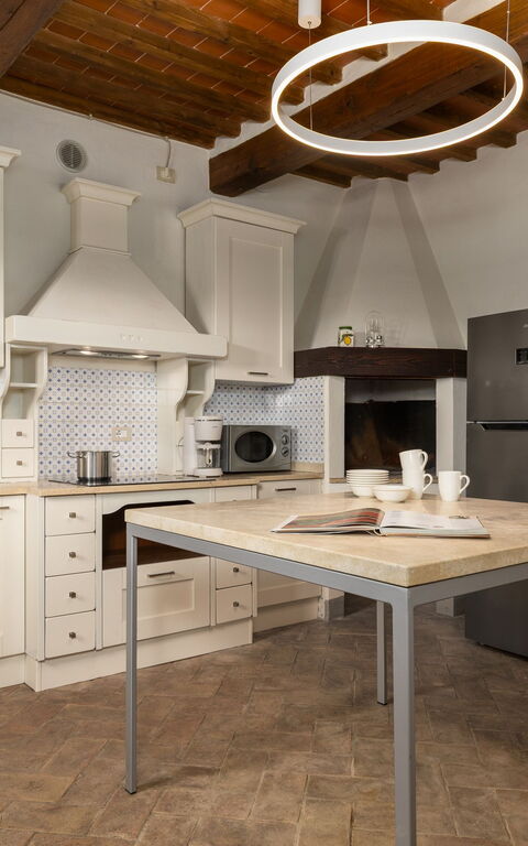 Villa Il Caggio: Kjøkken