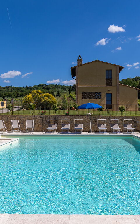 Villa Il Caggio: basseng, Eksteriør, Utendørs