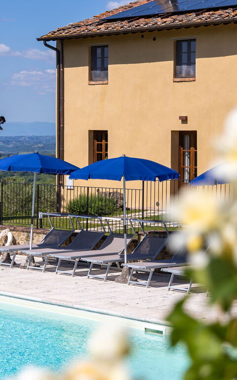 Villa Il Caggio: basseng, Eksteriør, Utendørs