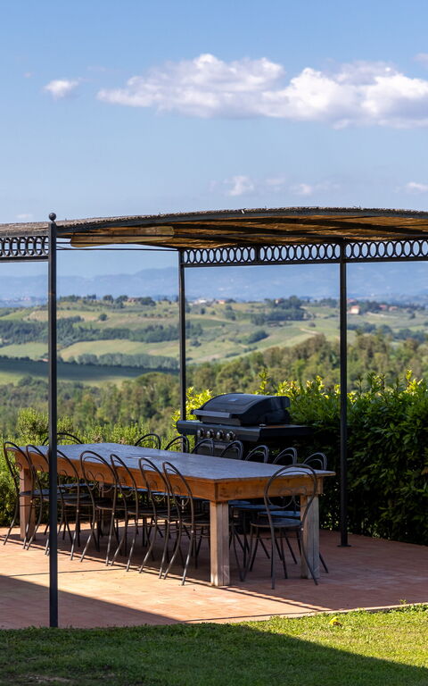 Villa Il Caggio: Balkong / terrasse / uteplass, Eksteriør, Utendørs, Visningar