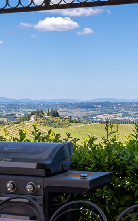 Villa Il Caggio: Balkong / terrasse / uteplass, Eksteriør, Utendørs, Visningar