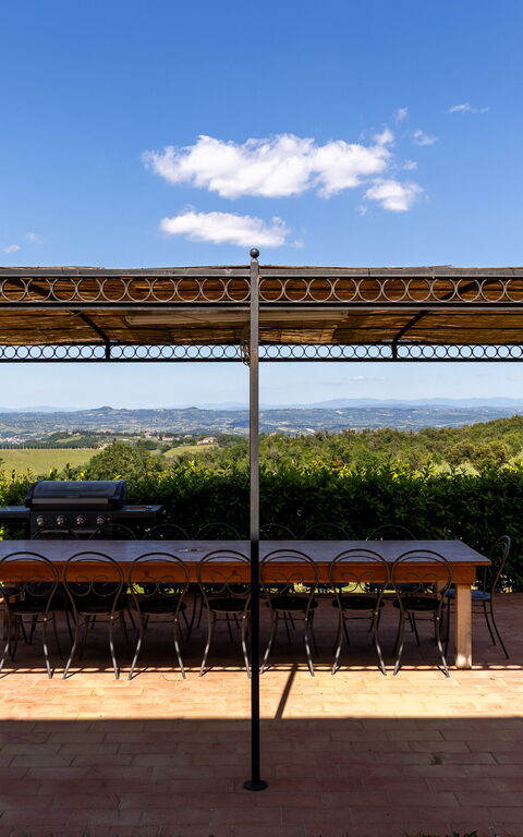 Villa Il Caggio: Balkong / terrasse / uteplass, Eksteriør, Utendørs, Visningar