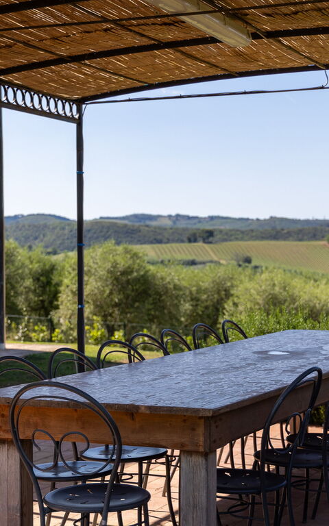 Villa Il Caggio: Balkong / terrasse / uteplass, Eksteriør, Utendørs, Visningar