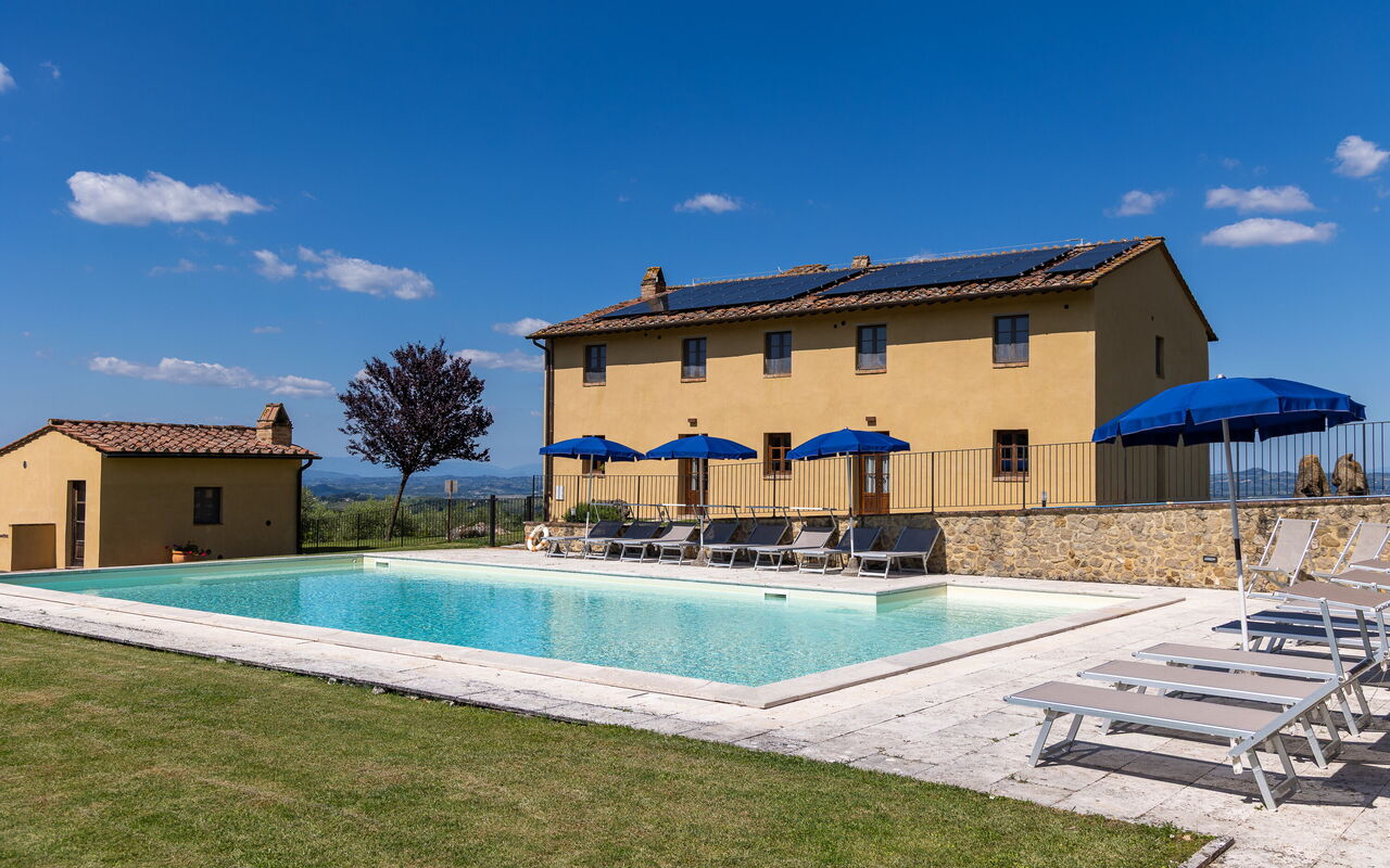 Villa Il Caggio: basseng, Eksteriør, Hage, Utendørs