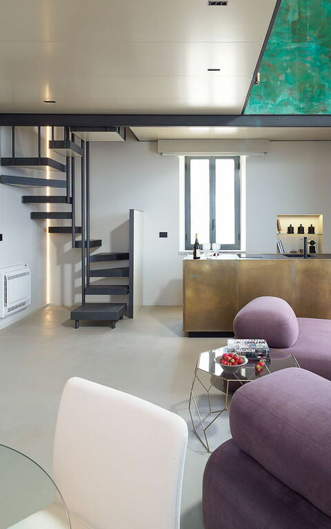 Torre Isola Bella: Lunsjrom, Stue