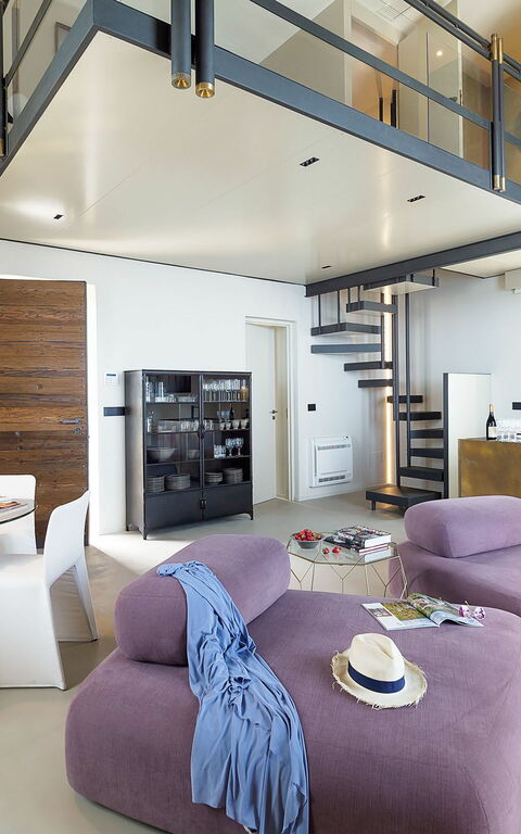 Torre Isola Bella: Lunsjrom, Stue