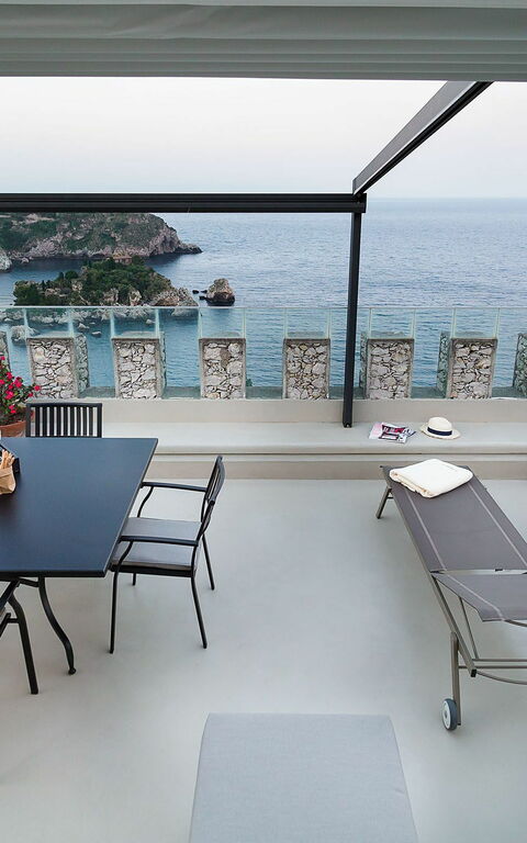 Torre Isola Bella: Balkong / terrasse / uteplass