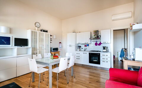 Feriebolig Vela: Kjøkken, Lunsjrom, Stue