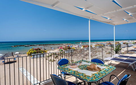 Feriebolig Onda: Balkong / terrasse / uteplass, Utendørs