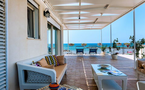 Feriebolig Onda: Balkong / terrasse / uteplass, Utendørs