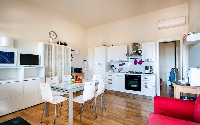 Feriebolig Vela: Kjøkken, Lunsjrom, Stue