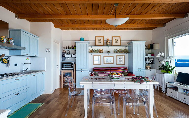 Feriebolig Onda: Kjøkken, Lunsjrom, Stue