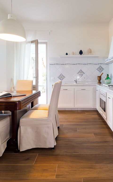 Villa Pietra Del Sole: Kjøkken, Lunsjrom