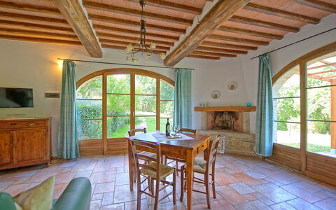 Feriebolig Mulignone 2: Kjøkken, Lunsjrom, Stue