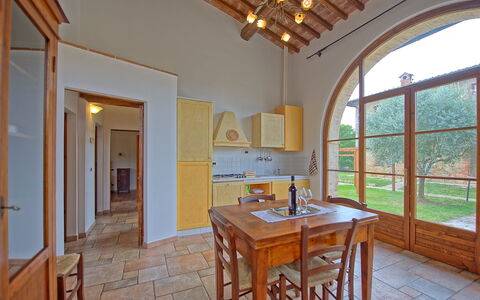 Feriebolig Mulignone 3: Kjøkken, Lunsjrom, Stue